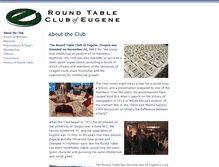 Tablet Screenshot of eugeneroundtable.com